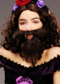 Greatest Showman Style The Bearded Lady Fake Beard -Halloween Fans Shop fake beard for bearded lady 02