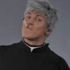 90s TV Character Father Ted Style Grey Male Wig -Halloween Fans Shop father20ted20wigers