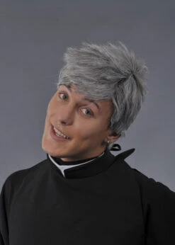 90s TV Character Father Ted Style Grey Male Wig 7 90s TV Character Father Ted Style Grey Male Wig -Halloween Fans Shop father20ted20wigers 02