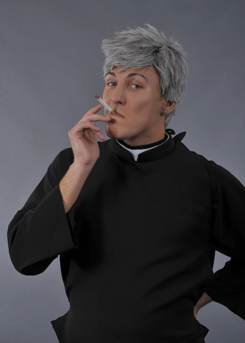 Deluxe Priest Father Ted Dog Collar Fancy Dress Kit 3 Deluxe Priest Father Ted Dog Collar Fancy Dress Kit