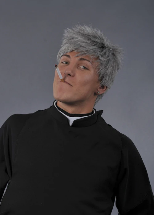 Deluxe Priest Father Ted Dog Collar Fancy Dress Kit 4 Deluxe Priest Father Ted Dog Collar Fancy Dress Kit - Image 2