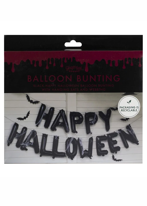Happy Halloween Balloon Bunting Decorating Kit 5 Happy Halloween Balloon Bunting Decorating Kit - Image 3