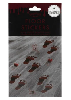 Halloween Blood Splatter Footprint Floor Stickers 7 Halloween Blood Splatter Footprint Floor Stickers -Halloween Fans Shop fn 115 rs 02