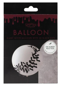 Halloween Giant White Balloon With Bats -Halloween Fans Shop fn 127 rs 02