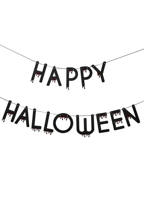 Happy Halloween Blood Drip Bunting Banner 4 Happy Halloween Blood Drip Bunting Banner - Image 2