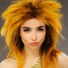 Womens 1980s Ginger Tina Turner Style Wig -Halloween Fans Shop ginger tina turner mullet wig 42240