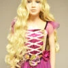 Childrens Rapunzel Princess Long Curly Blonde Wig