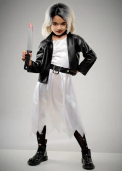 Kids Bride Of Chucky Style Girls Halloween Costume