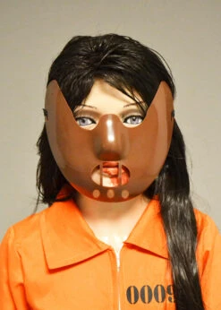 Kids Hannibal Style Orange Prisoner Girl Costume 7 Kids Hannibal Style Orange Prisoner Girl Costume -Halloween Fans Shop girls hannibal costume 02