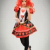 Childrens Size Queen Of Hearts Costume -Halloween Fans Shop girls queen of hearts costume 847243