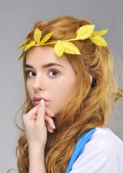 Gold Roman Laurel Wreath Headpiece