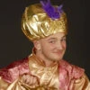 Arabian Gold Turban Genie Hat -Halloween Fans Shop gold20turbanrs