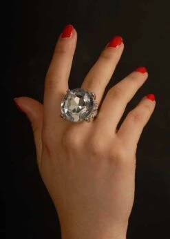 Halloween Gothic Bride Jewel Ring