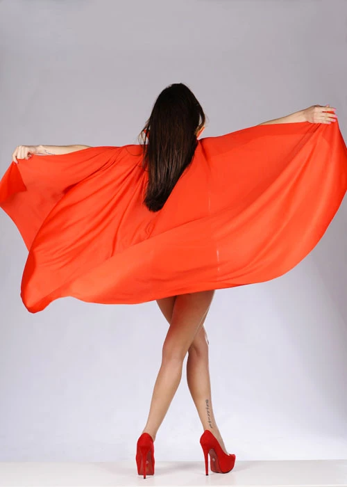 Halloween Fancy Dress Short Red Cape 5 Halloween Fancy Dress Short Red Cape - Image 3
