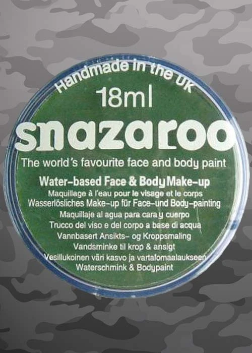 Military Grass Green Army Face Paint 3 Military Grass Green Army Face Paint