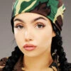 Green Camouflague Army Bandana -Halloween Fans Shop green camouflage army bandana