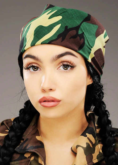 Green Camouflague Army Bandana 3 Green Camouflague Army Bandana