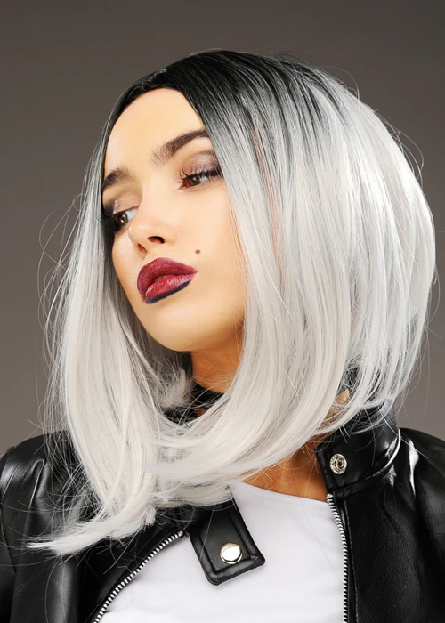 Womens Bride Of Chucky Style Black And White Wig 4 Womens Bride Of Chucky Style Black And White Wig - Image 2