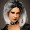 Bride Of Chucky Style Grey Backcombed Wig 2 Bride Of Chucky Style Grey Backcombed Wig -Halloween Fans Shop grey bride of chucky wig ST7124