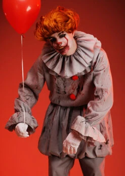 Adult New Pennywise Style Grey It Clown Costume -Halloween Fans Shop grey it clown costume 88369 02