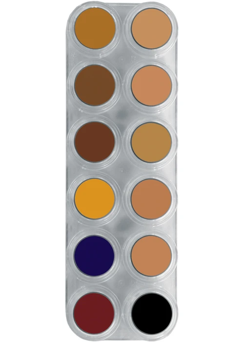 Grimas Camouflage Concealer 12 Colour Palette CB 3 Grimas Camouflage Concealer 12 Colour Palette CB
