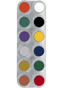 Grimas Creme Make-Up 12 Colour Palette F