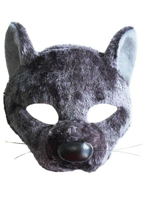 Grey Rat Half Face Mask With Ears 4 Grey Rat Half Face Mask With Ears - Image 2