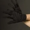 Halloween Adult Short Black Gloves 2 Halloween Adult Short Black Gloves -Halloween Fans Shop halloween adult short black gloves