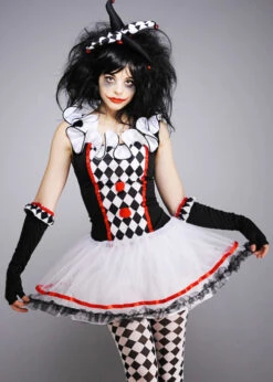 Teen Size Halloween Gothic Harlequin Honey Costume
