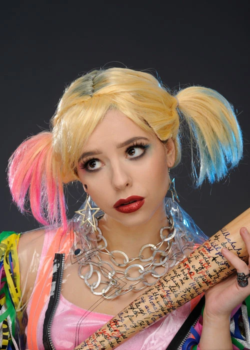 Womens Birds Of Prey Harley Quinn Wig 3 Womens Birds Of Prey Harley Quinn Wig