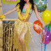 Hawaiian Straw Hula Skirt
