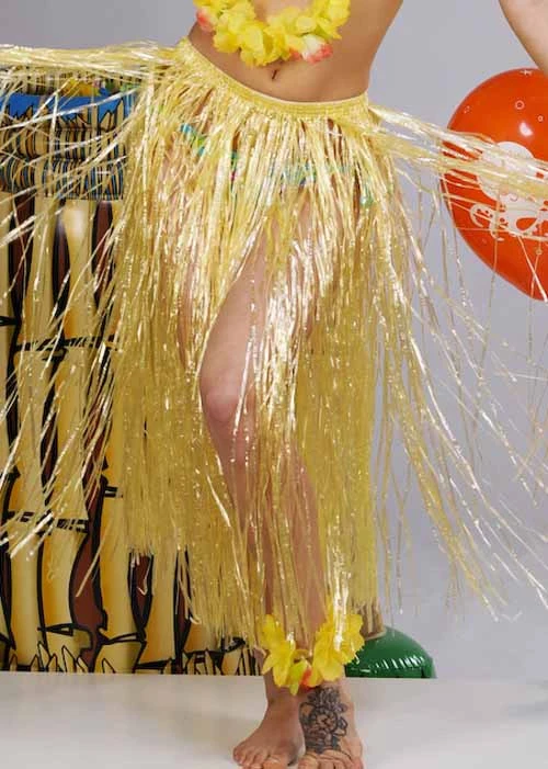 Hawaiian Straw Hula Skirt 4 Hawaiian Straw Hula Skirt - Image 2