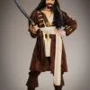 Adult Mens Jack Sparrow Style Caribbean Pirate Costume -Halloween Fans Shop jack sparrow style costume