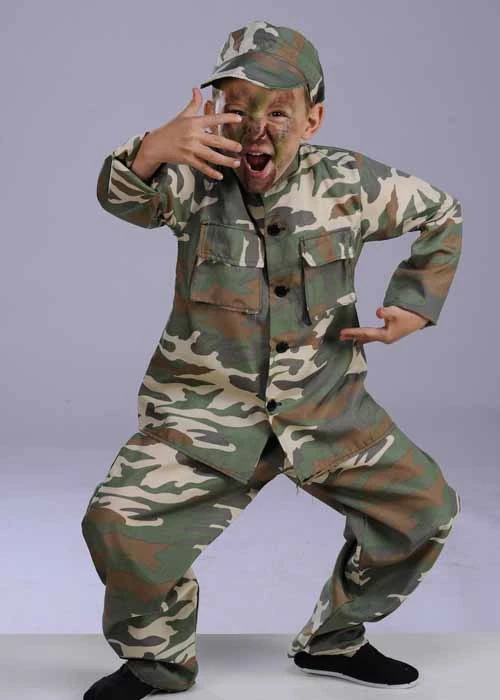 Kids Camouflage Army Boy Costume 5 Kids Camouflage Army Boy Costume - Image 3