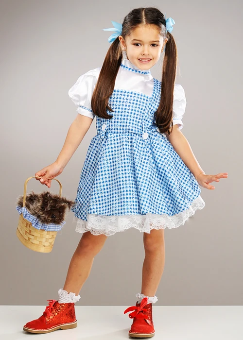 Kids Wizard Of Oz Sequin Dorothy Costume 3 Kids Wizard Of Oz Sequin Dorothy Costume