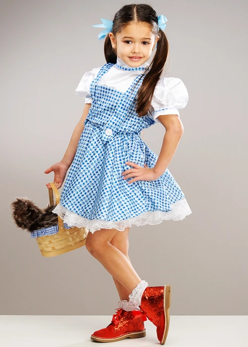 Kids Wizard Of Oz Sequin Dorothy Costume 4 Kids Wizard Of Oz Sequin Dorothy Costume - Image 2