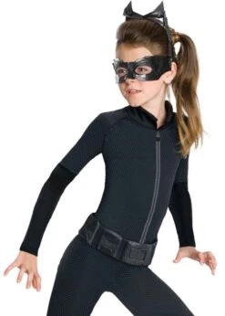 Kids Size Catwoman Accessory Kit With Belt And Mask