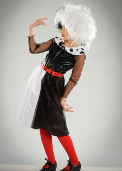 Childrens Disney Cruella De Vil Costume -Halloween Fans Shop kids cruella de vil costume 129709 03