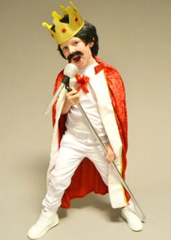 Childrens Freddie Mercury Style King Costume Kit