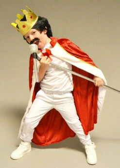 Childrens Freddie Mercury Style King Costume Kit -Halloween Fans Shop kids freddy mercury kit 02