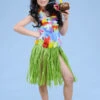 Kids Size Green Hawaiian Grass Skirt -Halloween Fans Shop kids green hula skirt