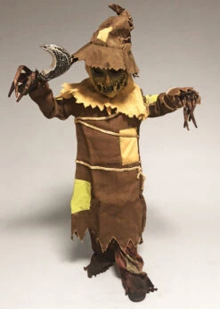 Childrens And Teen Size Halloween Zombie Scarecrow Costume