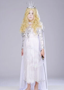 Kids The White Witch Narnia Style Costume 8 Kids The White Witch Narnia Style Costume -Halloween Fans Shop kids narnia the white witch costume 01