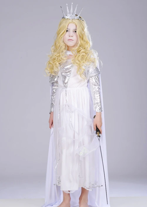 Kids The White Witch Narnia Style Costume 5 Kids The White Witch Narnia Style Costume - Image 3