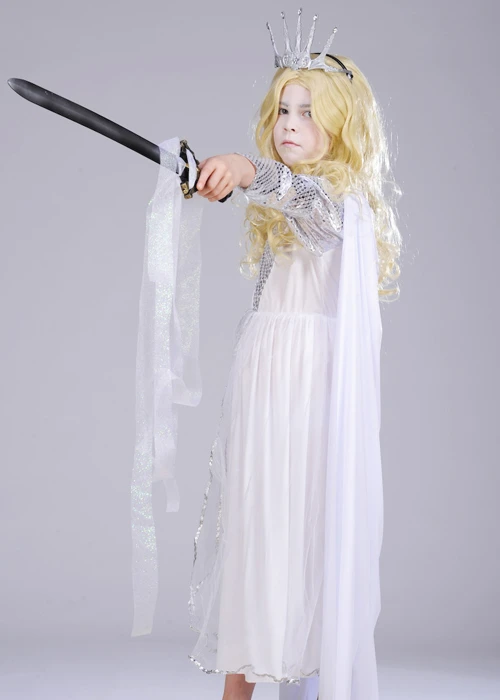 Kids The White Witch Narnia Style Costume 6 Kids The White Witch Narnia Style Costume - Image 4