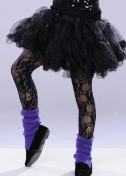 Kids Size 80's Purple Leg Warmers