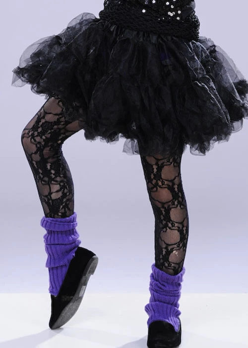 Kids Size 80's Purple Leg Warmers 3 Kids Size 80's Purple Leg Warmers