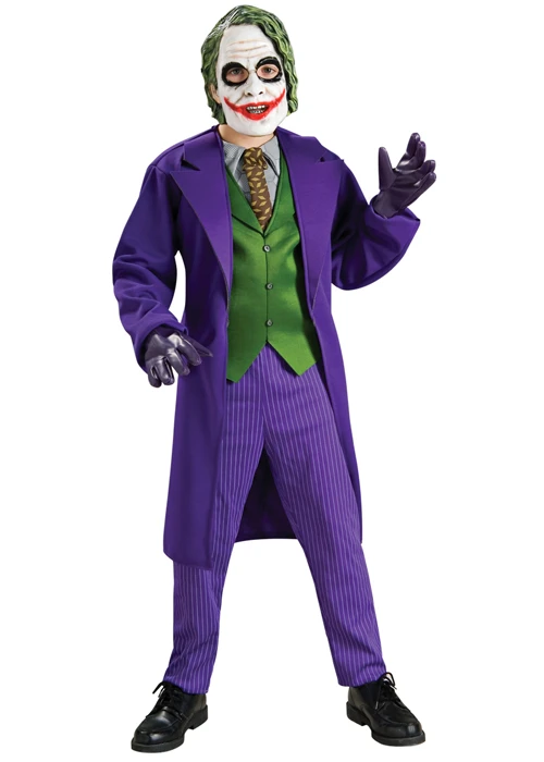 Kids Deluxe The Dark Knight Joker Costume 3 Kids Deluxe The Dark Knight Joker Costume