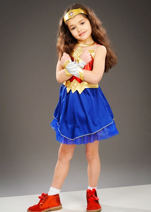 Childrens Size Batman V Superman Wonder Woman Costume 4 Childrens Size Batman V Superman Wonder Woman Costume - Image 2