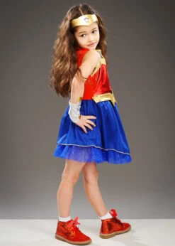 Childrens Size Batman V Superman Wonder Woman Costume 8 Childrens Size Batman V Superman Wonder Woman Costume -Halloween Fans Shop kids wonder woman costume 640815 02